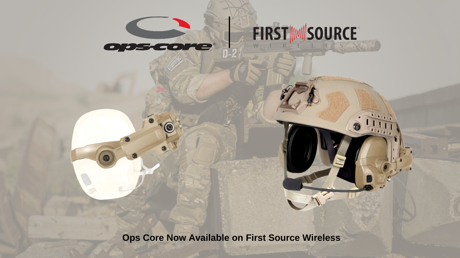 First Source Wireless Partners with Gentex Corporation, Introduces Ops Core Headsets